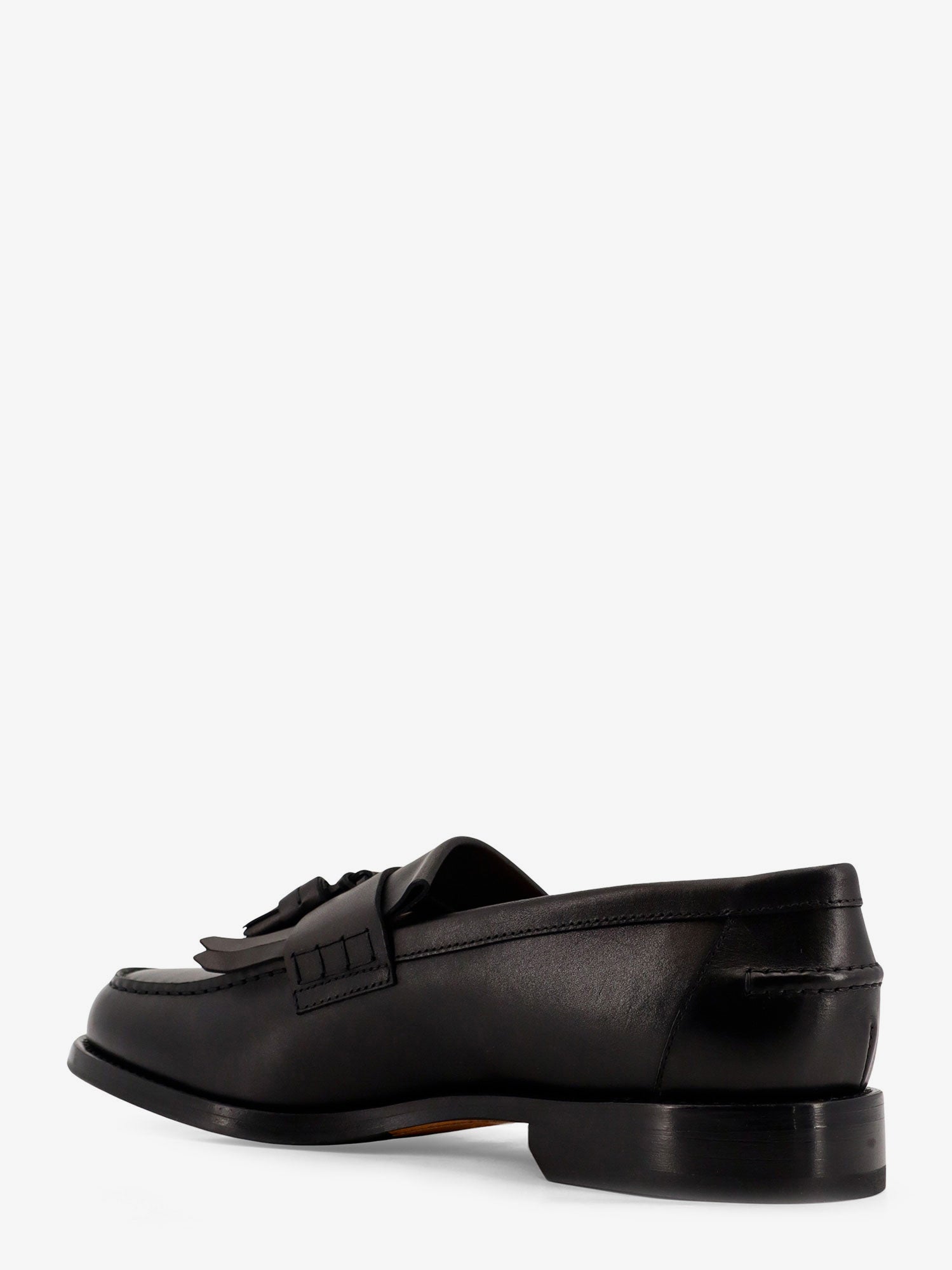 Leather loafers with tassels - Image 3