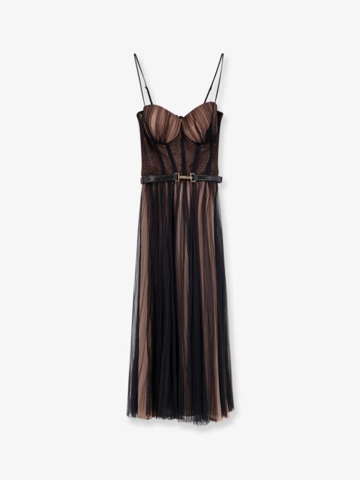 Tulle midi dress