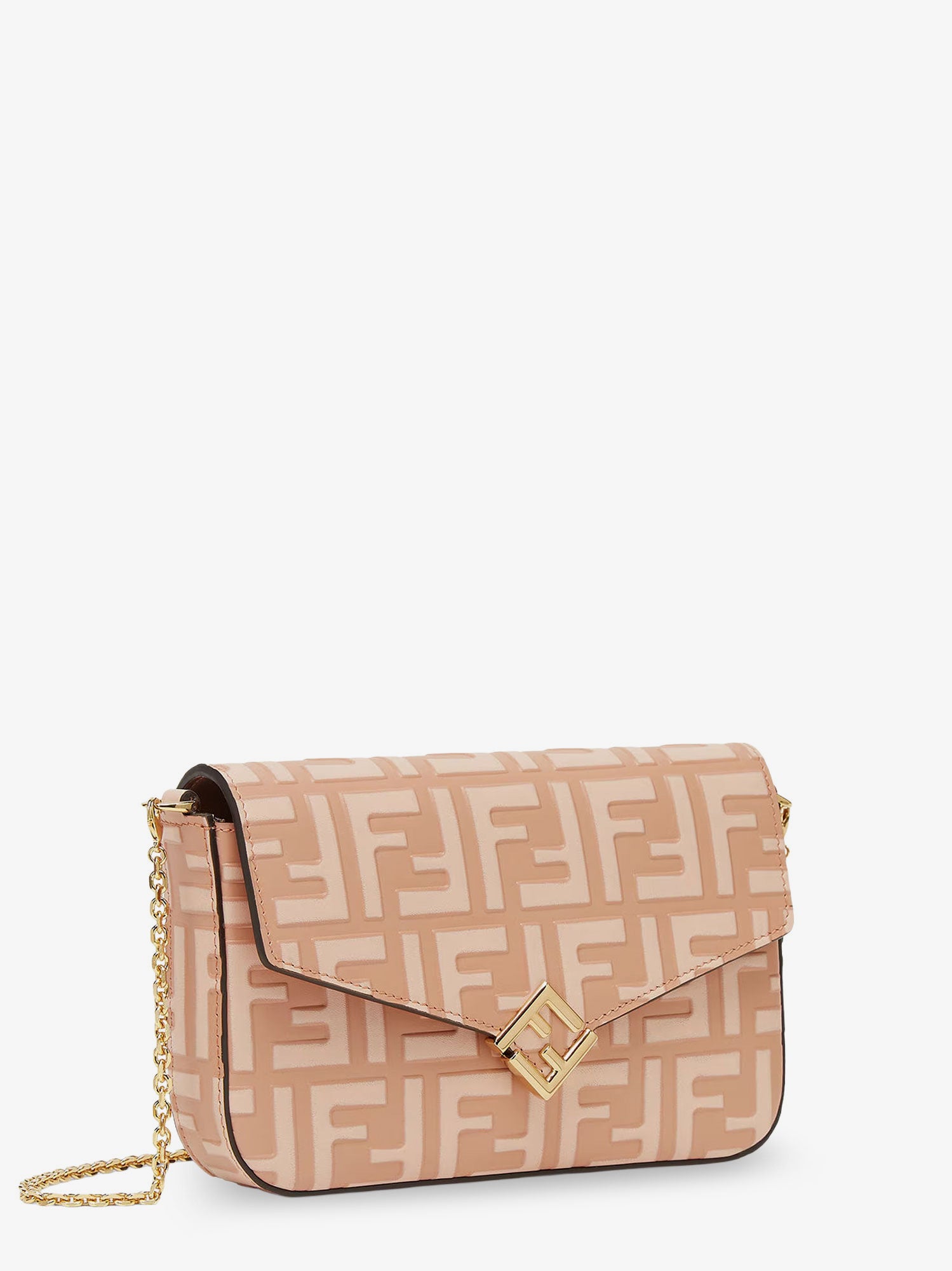 Wallet On Chain FF Diamonds leather shoulder bag - Image 3