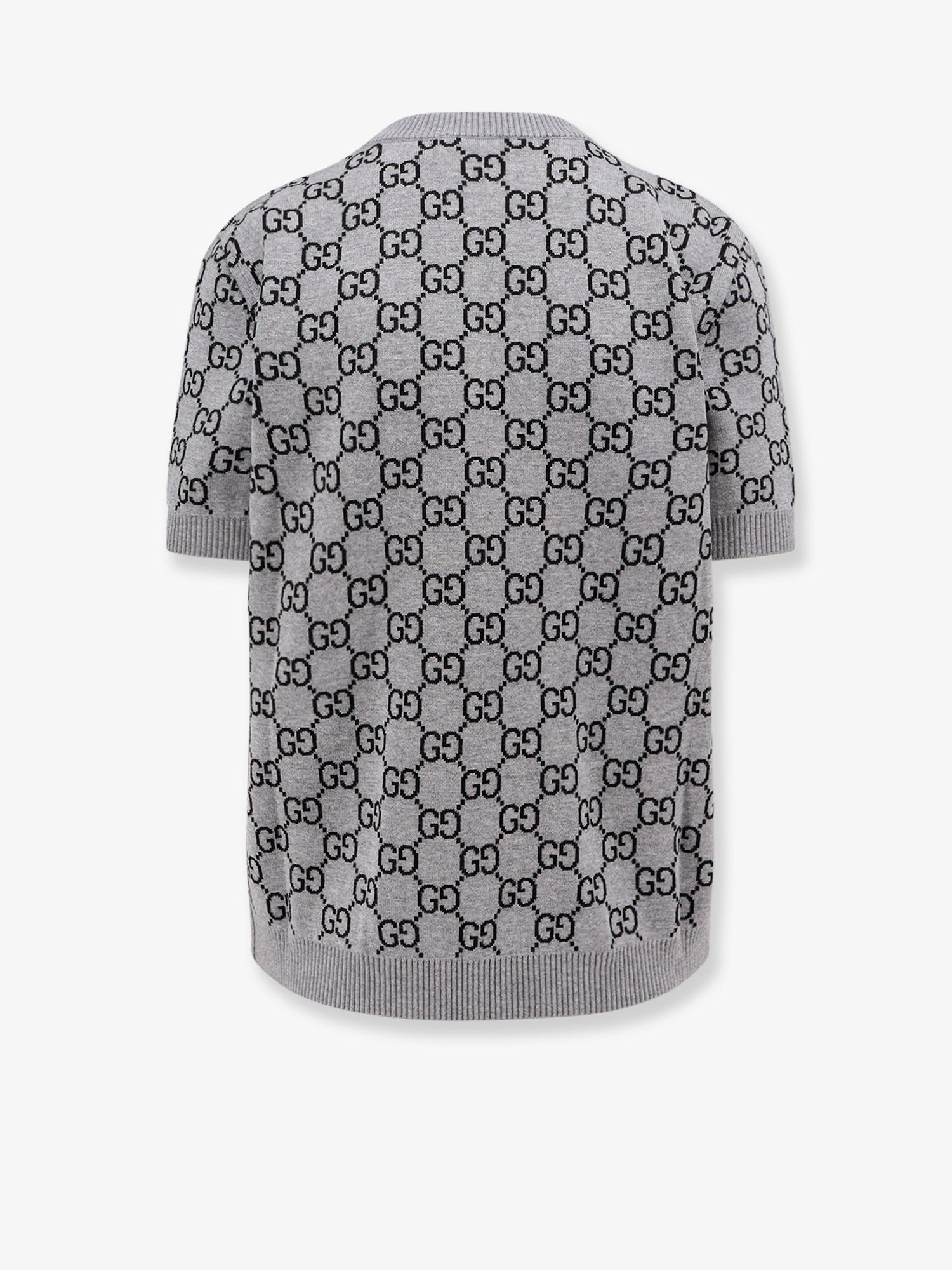 Reversible wool sweater with GG motif - Image 2