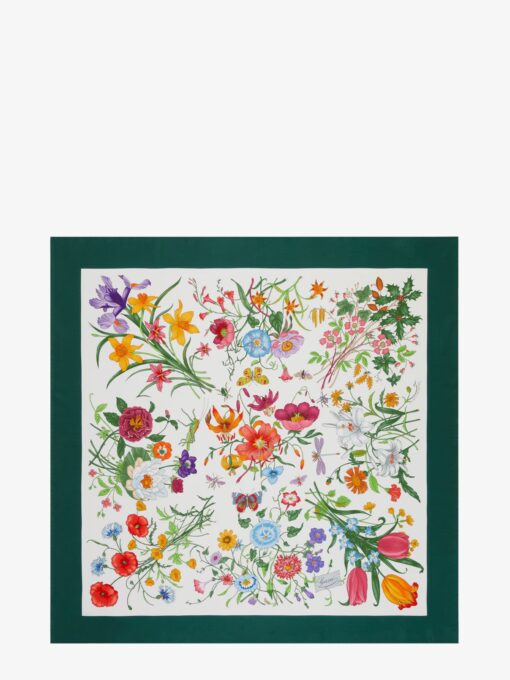 Silk twill foulard