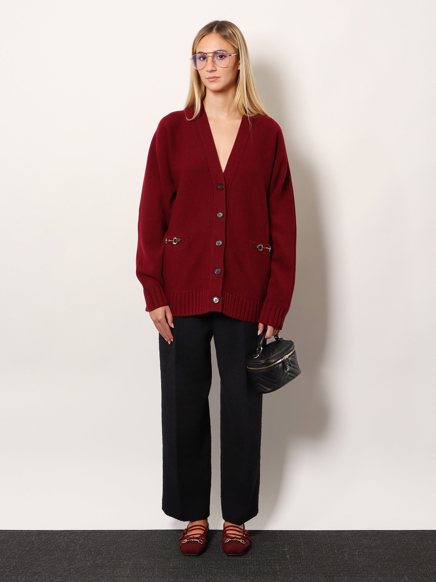 Wool tweed trousers - Image 2