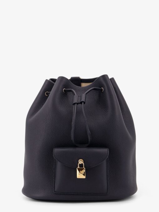Extra Drawstring L27 leather backpack
