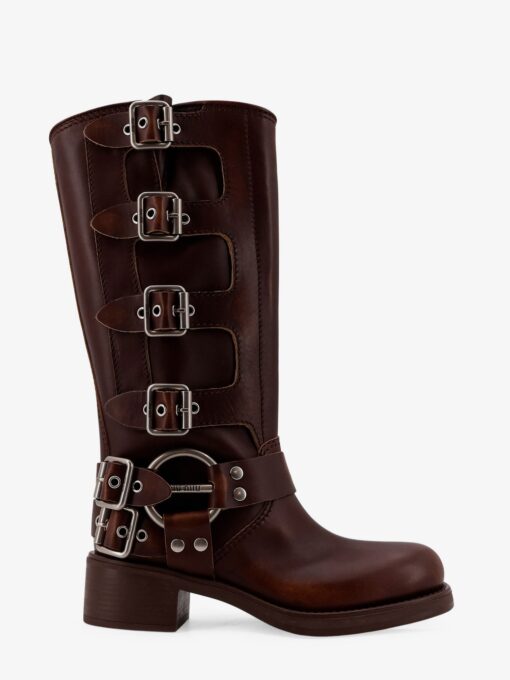 Leather boots