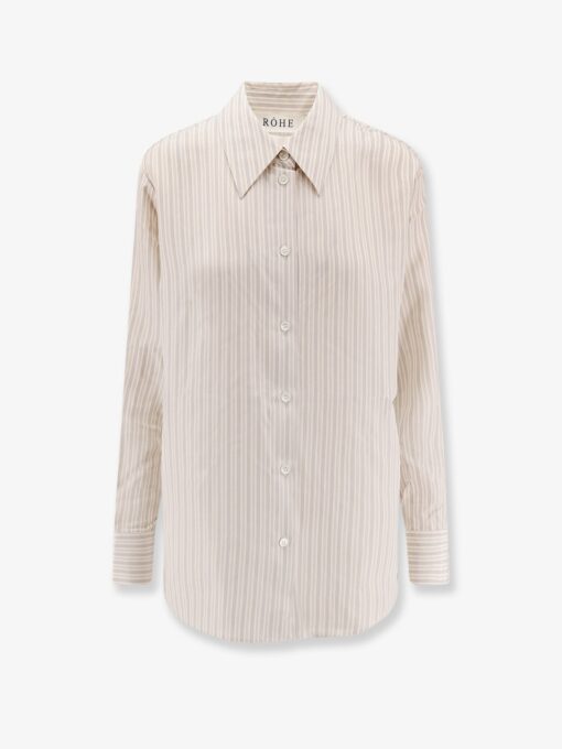 Silk striped shirt