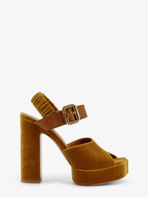 Aria velvet sandals