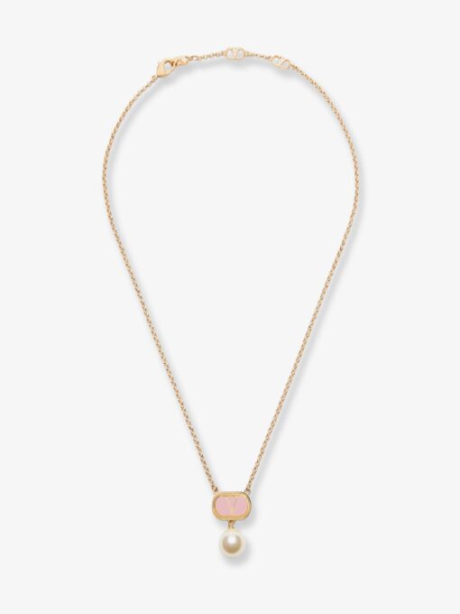 Ovalette metal necklace