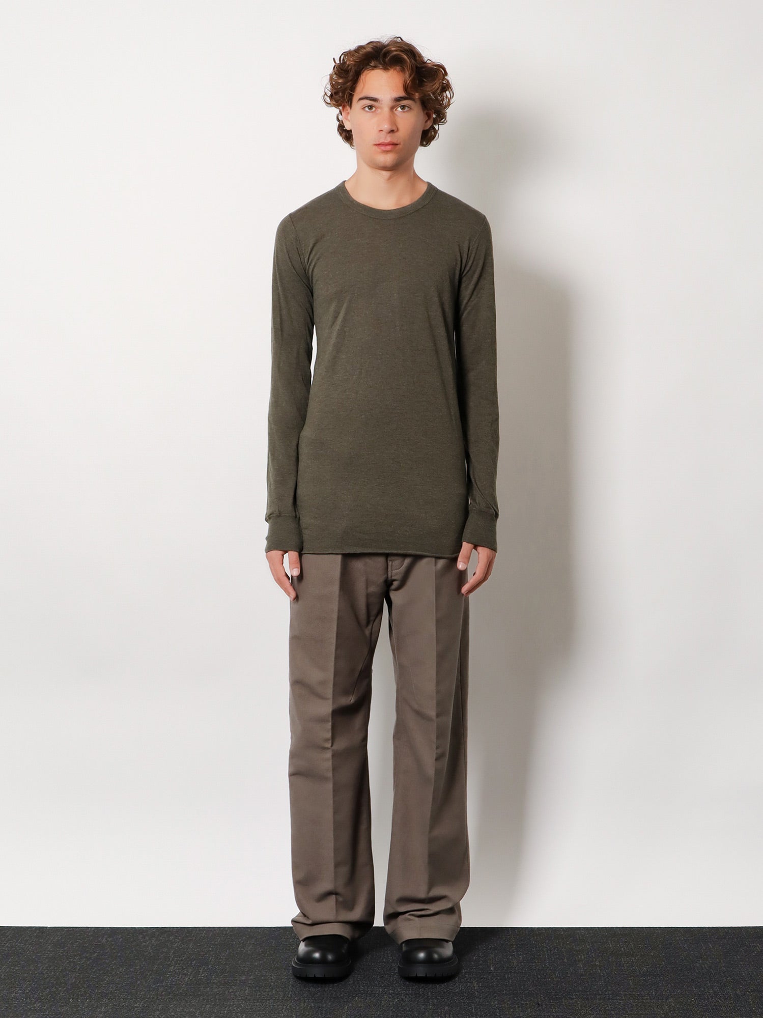 Basic LS T viscose blend T-shirt - Image 3