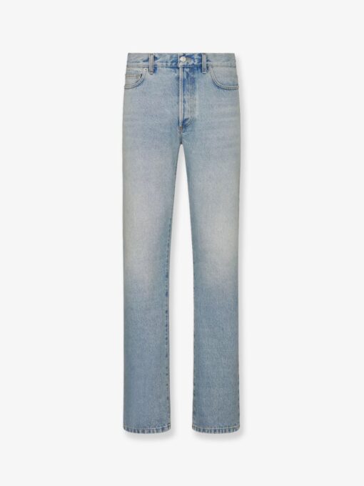 Blue denim jeans