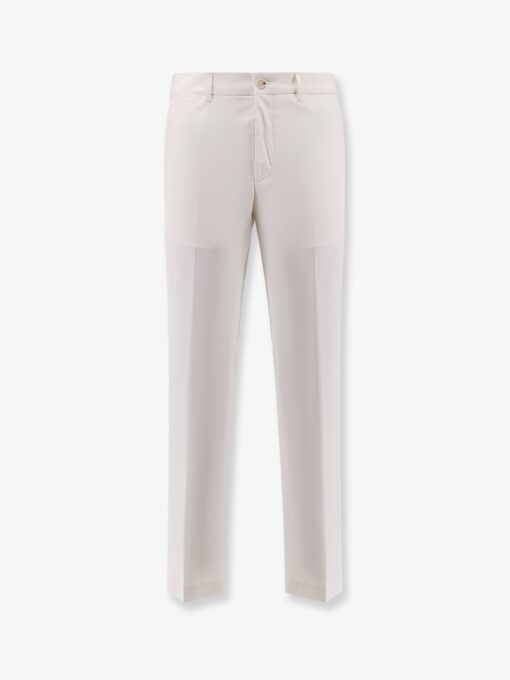 Cotton and silk trousers