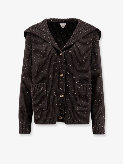Ribbed wool cardigan