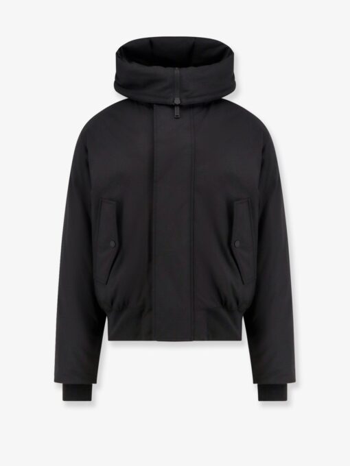 Techno Down Bomber nylon jacket