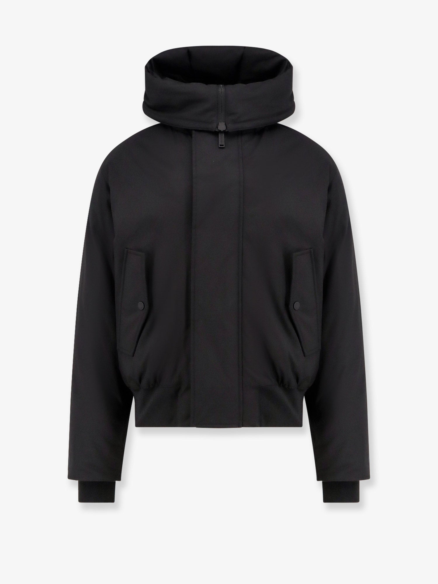 Techno Down Bomber nylon jacket