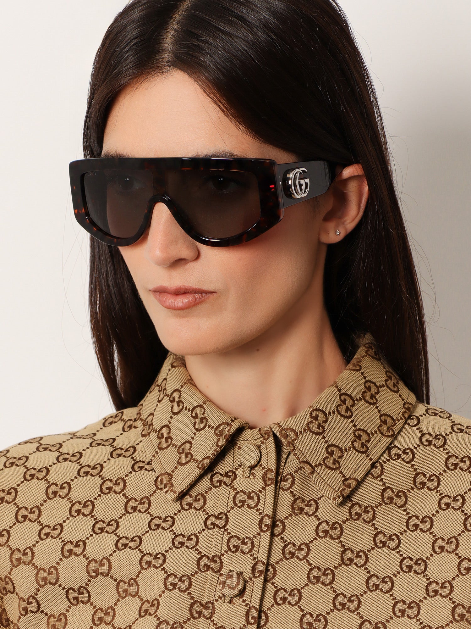 Rectangular acetate sunglasses - Image 2