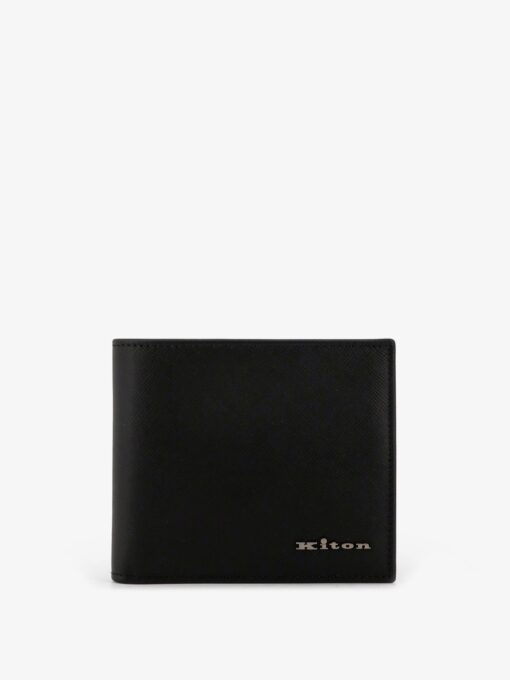 Bifold leather wallet