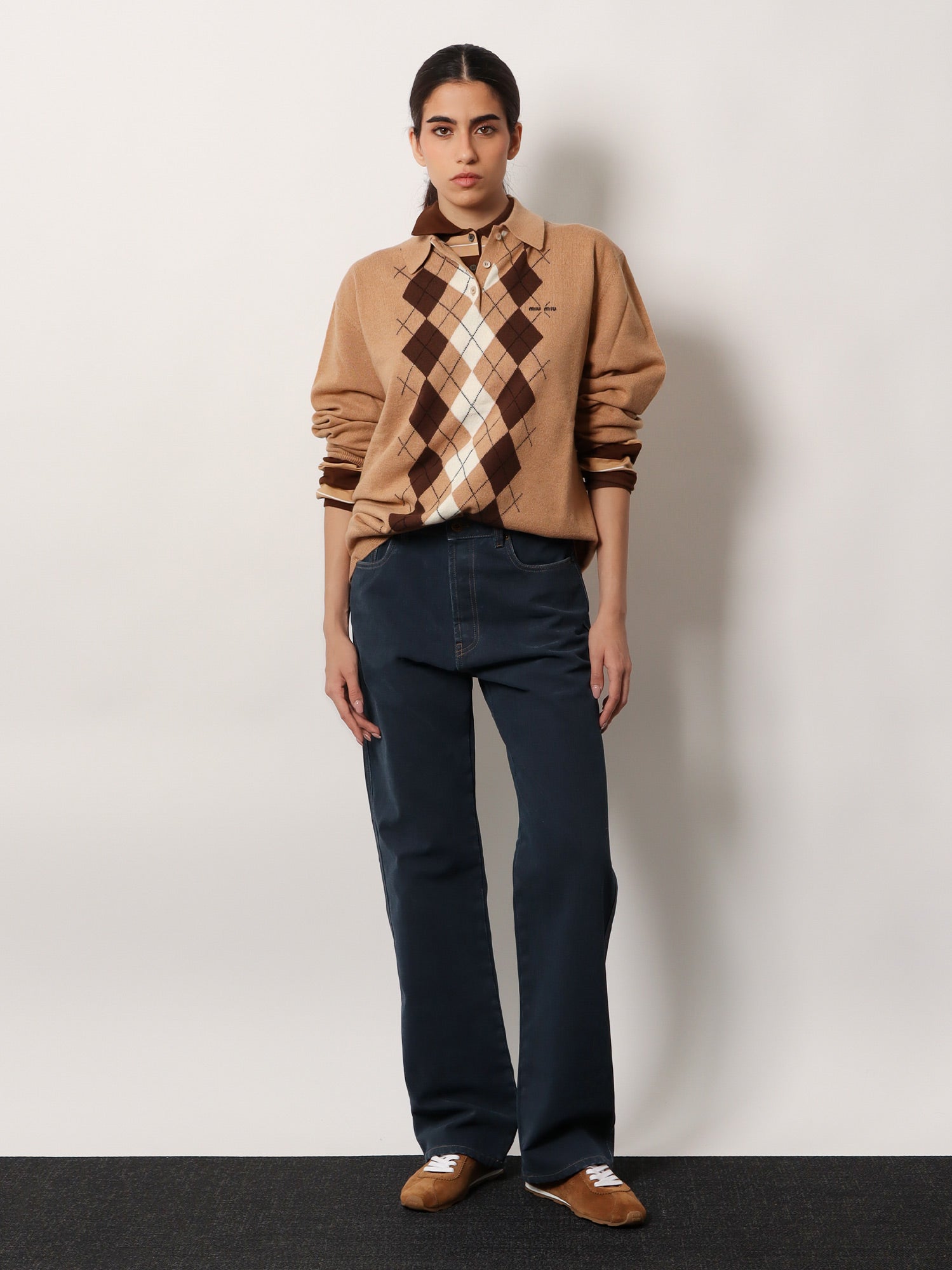 Striped cotton polo shirt - Image 2