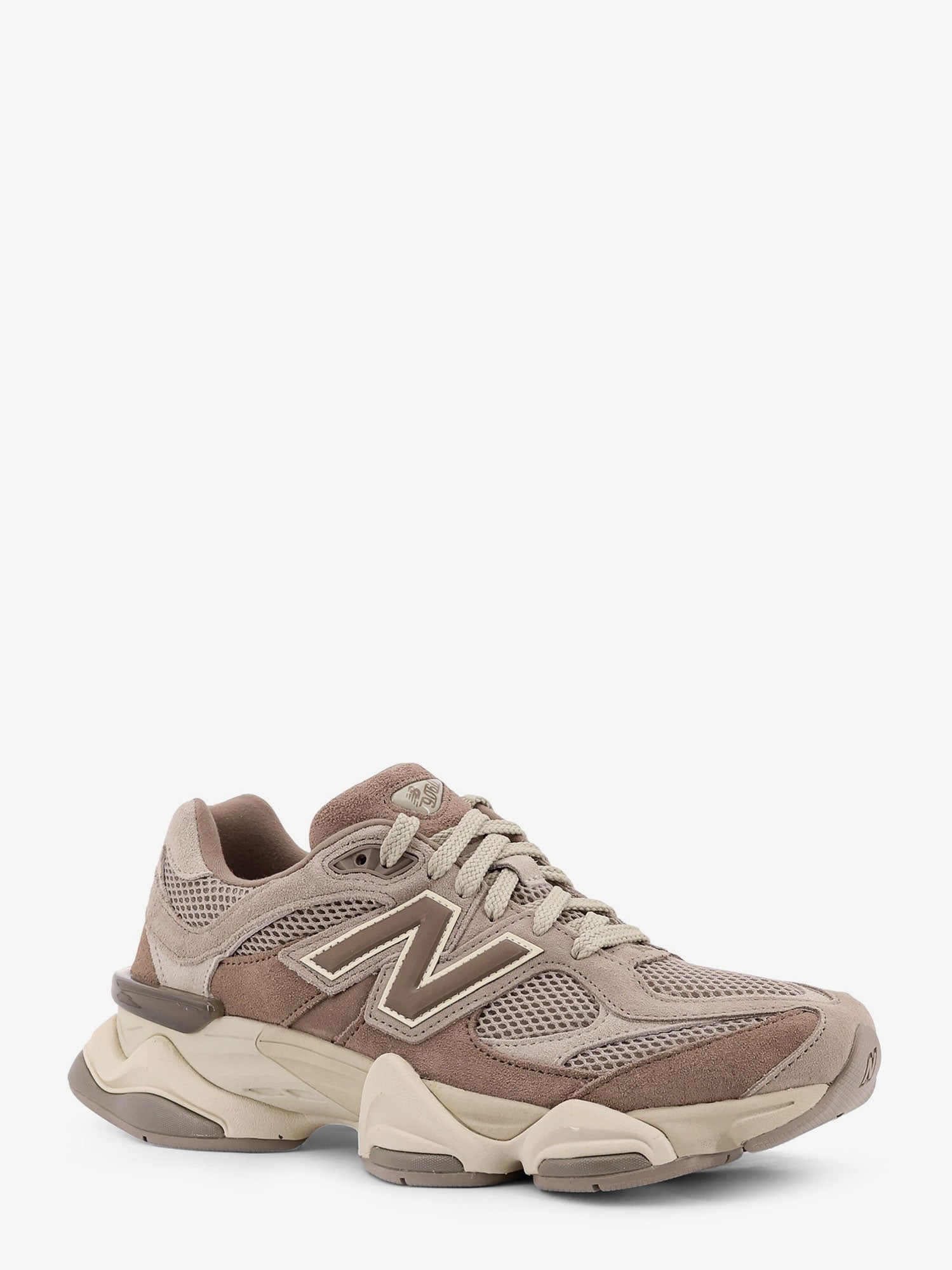 9060 mesh and suede low-top sneakers - Image 2