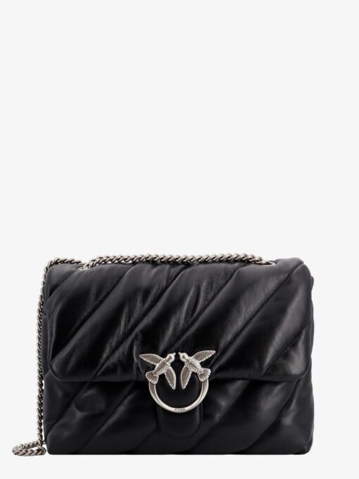 Matelassé leather shoulder bag