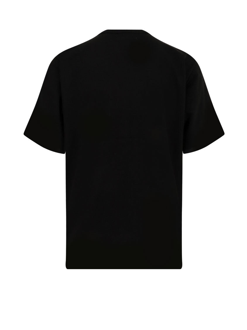 Cotton t-shirt with nylon inserts - Image 2