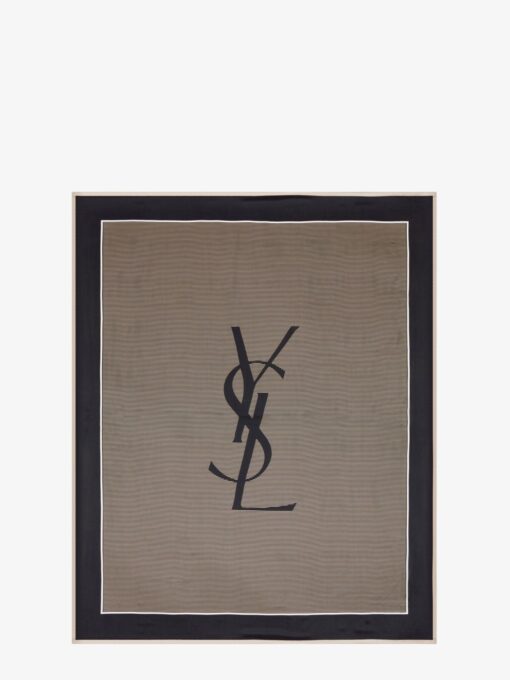 Cassandre striped silk charmeuse stole