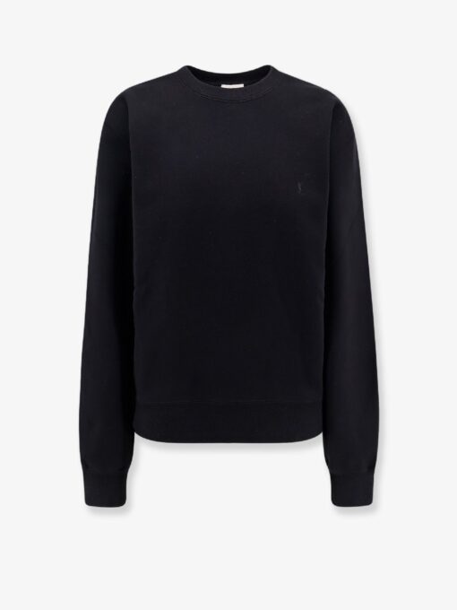 Certified cotton sweatshirt with Cassandre embroidery