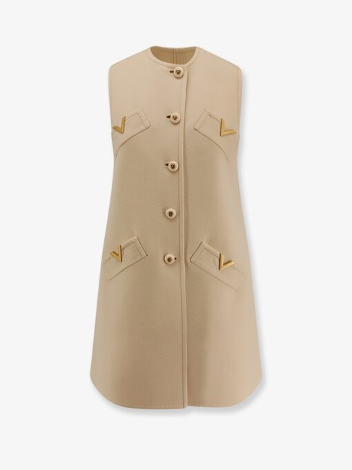 Wool and cashmere short dress