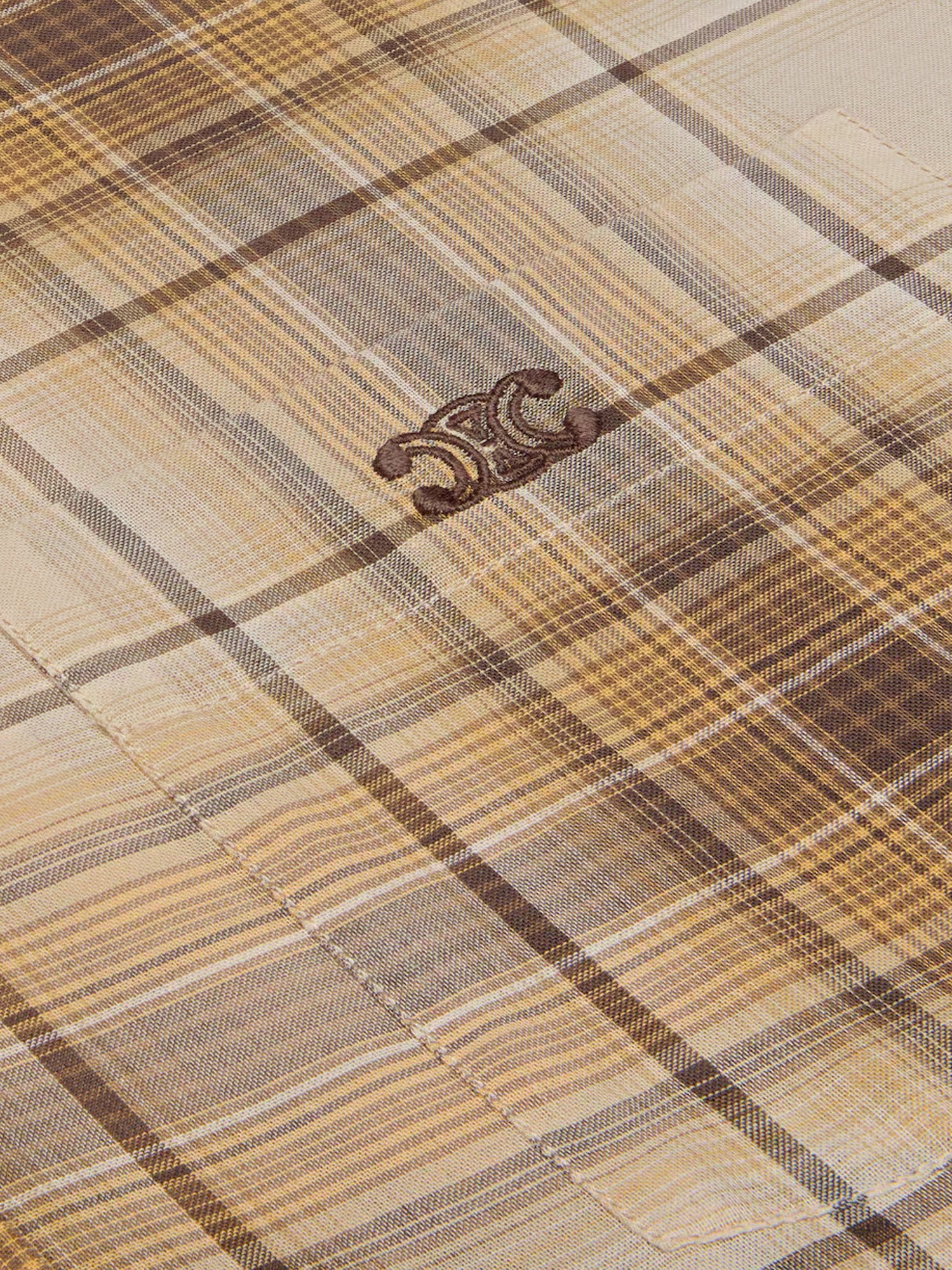 Checked cotton shirt - Image 3