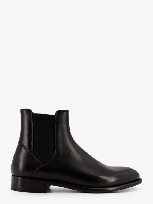 Leather ankle boots