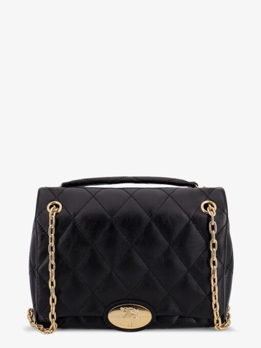 Matelassé leather shoulder bag