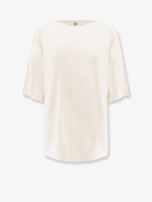 Longline wool blend sweater
