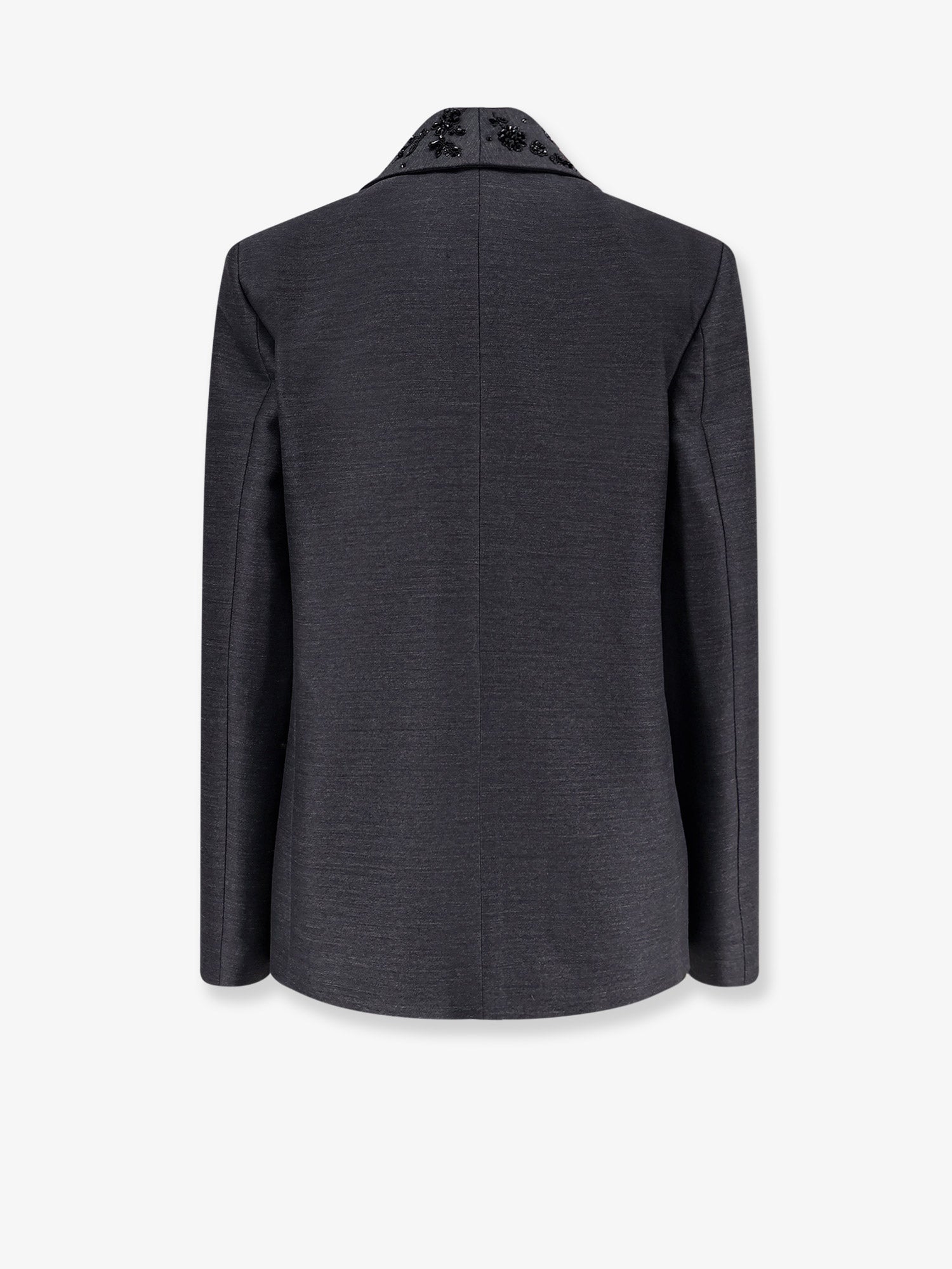 Virgin wool and silk blazer - Image 2