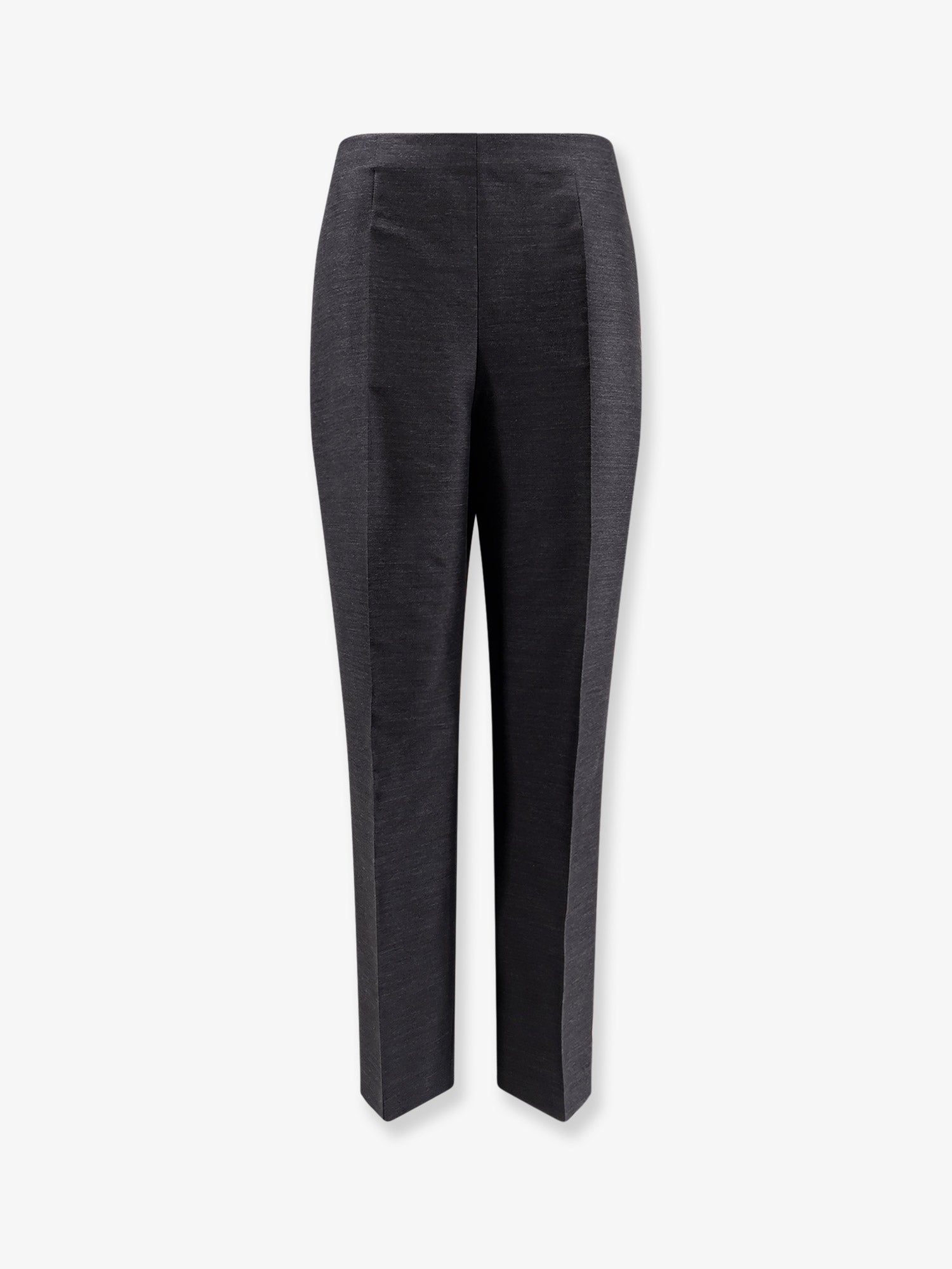 Virgin wool and silk trousers