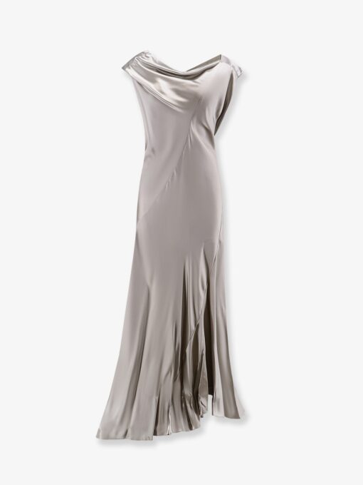Satin long dress