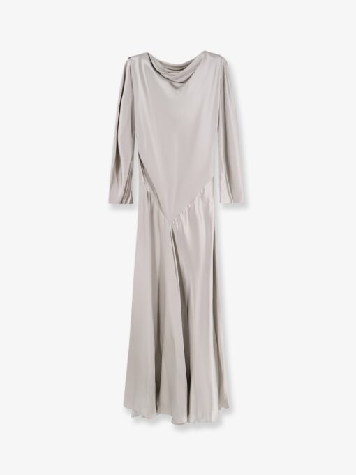 Satin long dress