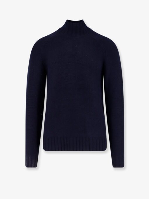 Links wool and cashmere mock turtleneck