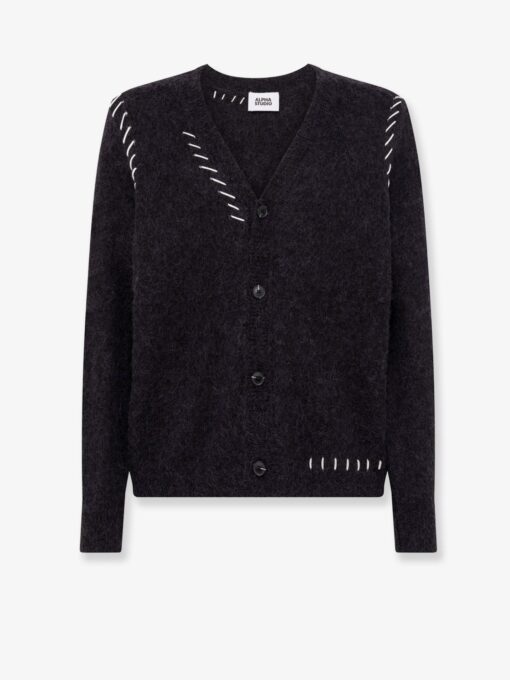 Wool blend cardigan