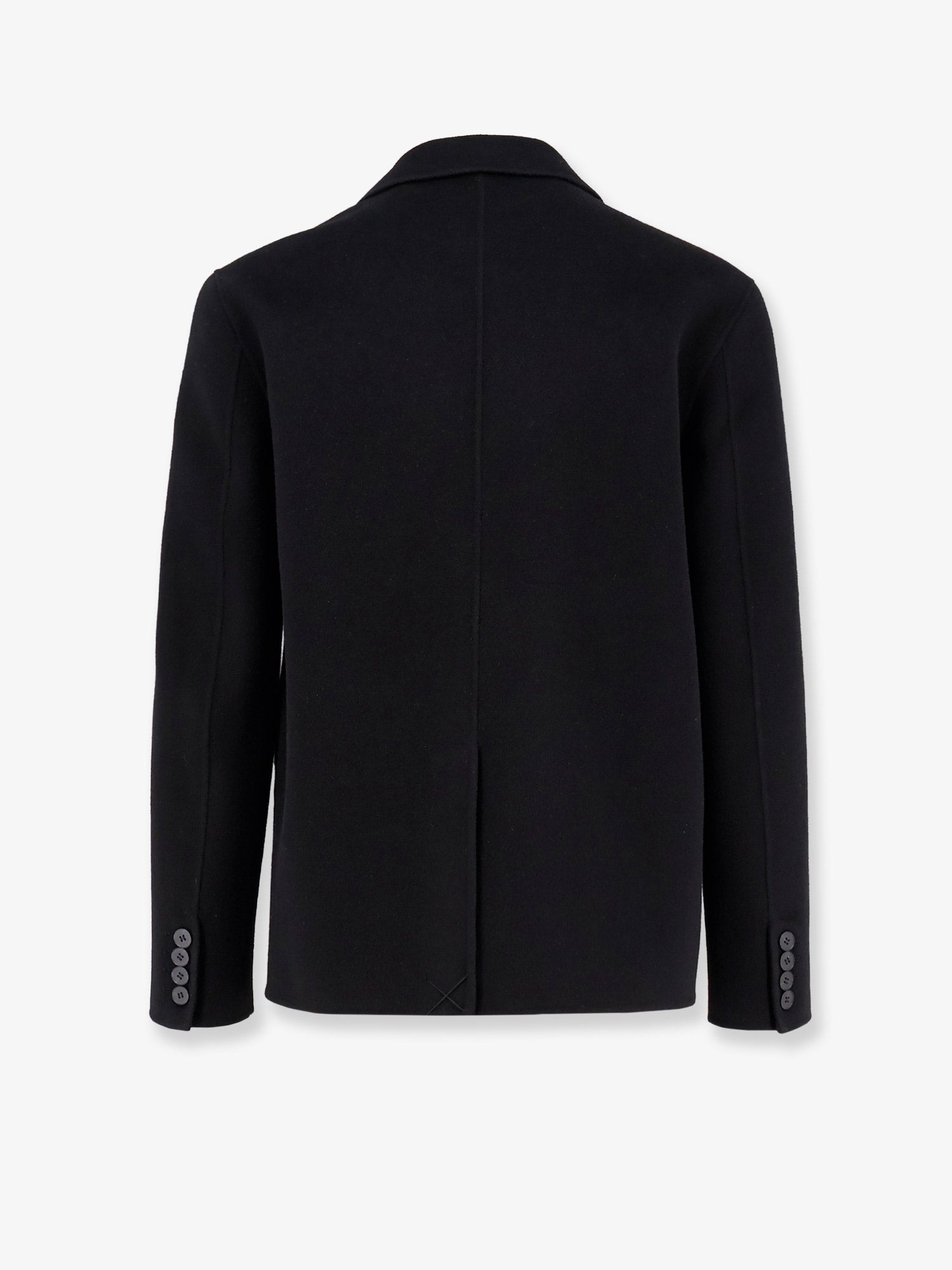 Double-breasted wool coat - Image 2