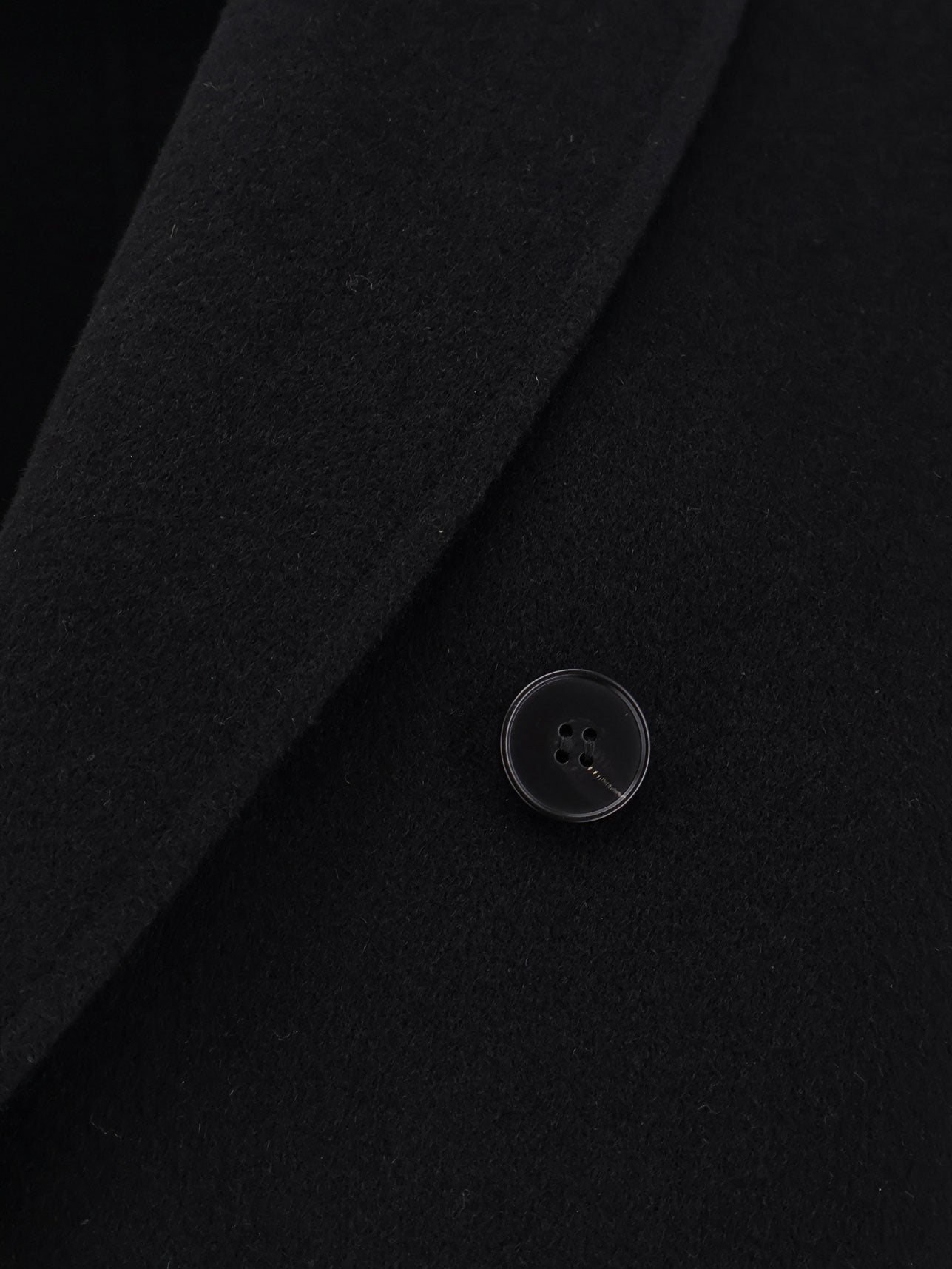 Double-breasted wool coat - Image 3