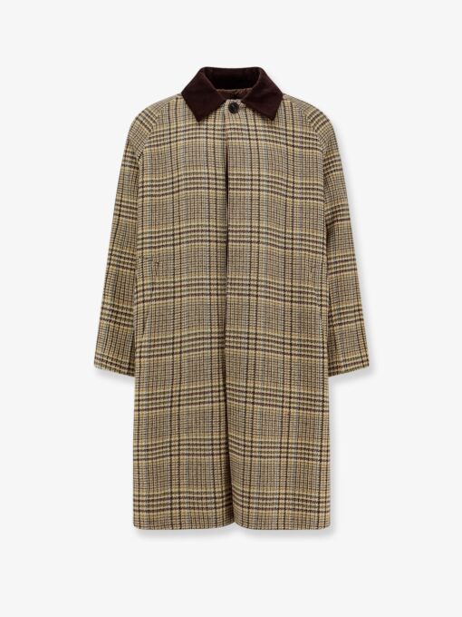 Madras coat with padding