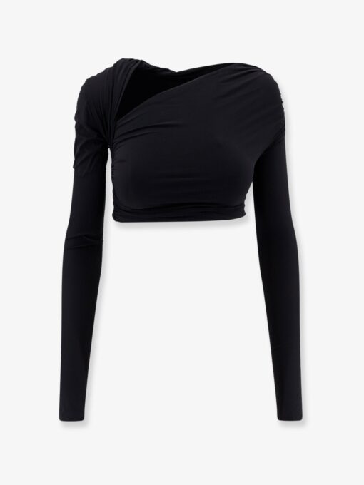 Gabi stretch fabric top