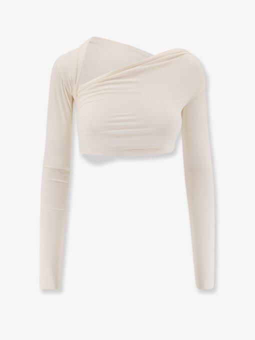 Gabi stretch fabric top