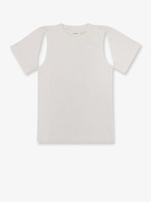 Cotton -shirt with cut out details