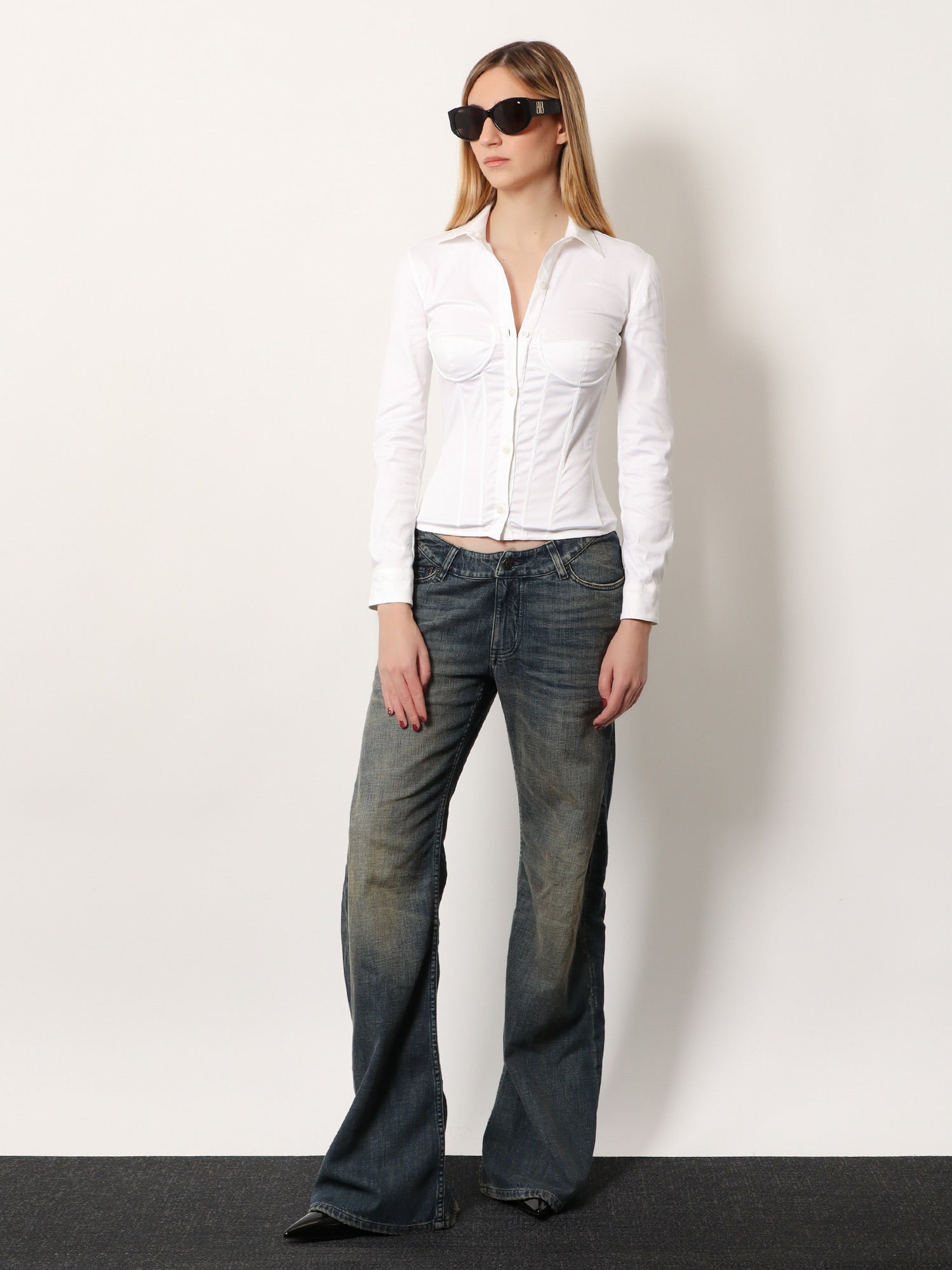 Curved Waist Pants jeans - Image 2