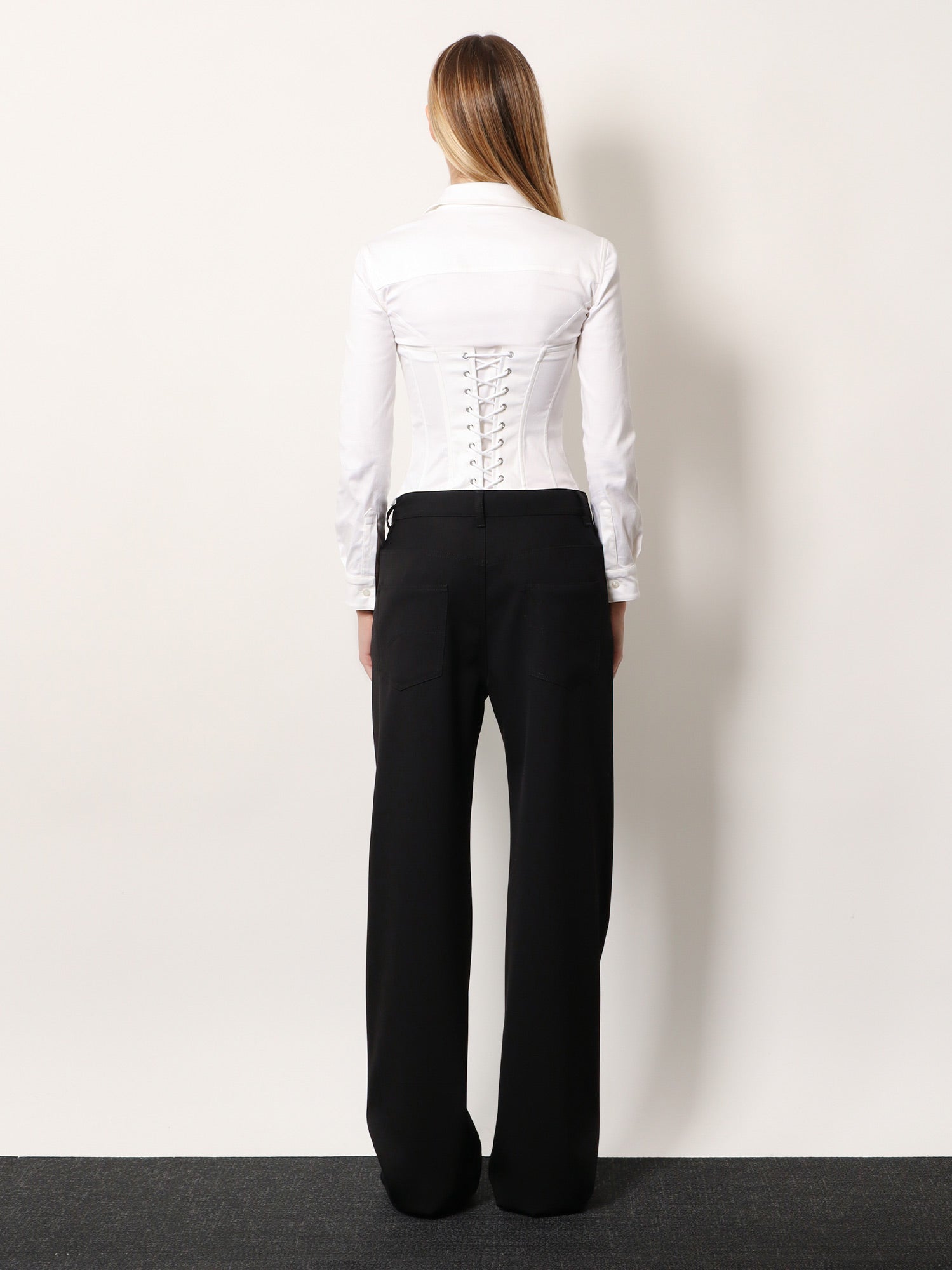 Stretch wool trousers - Image 3