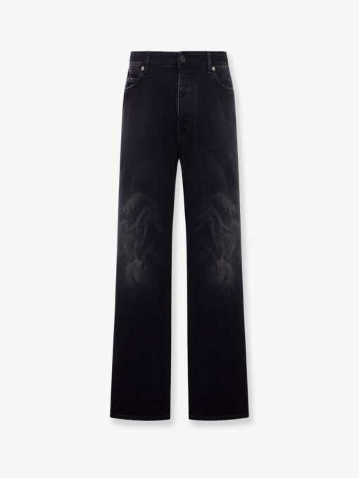 Black denim jeans