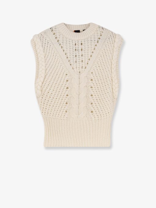 Fastina wool and alpaca blend vest