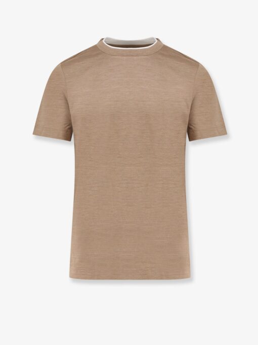 Cotton and silk T-shirt