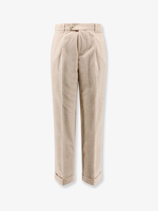 Peet Pleat corduroy trousers