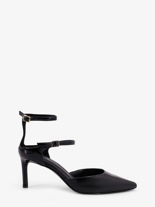 Patent leather pumps