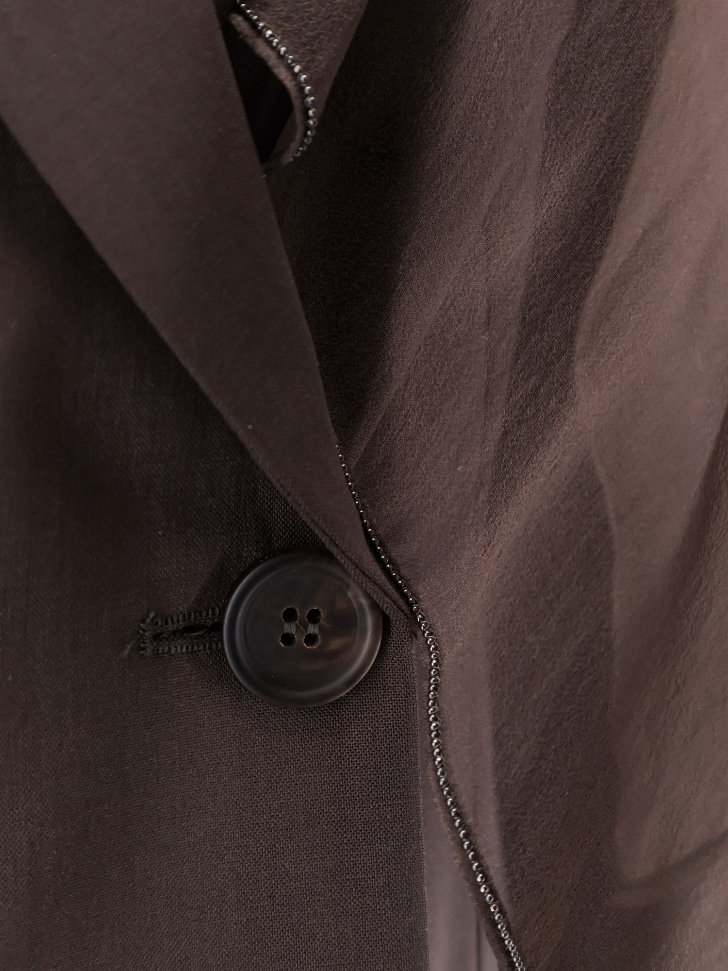 Tropical luxury wool blazer with Monili - Image 3
